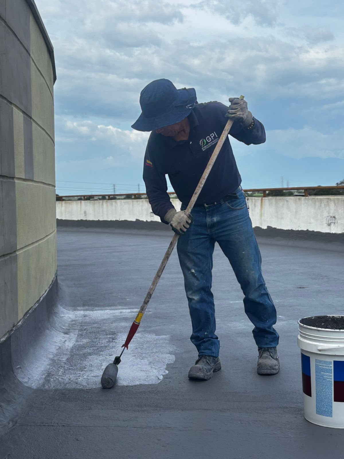 Impermeabilización de una superficie para protegerla de filtración.